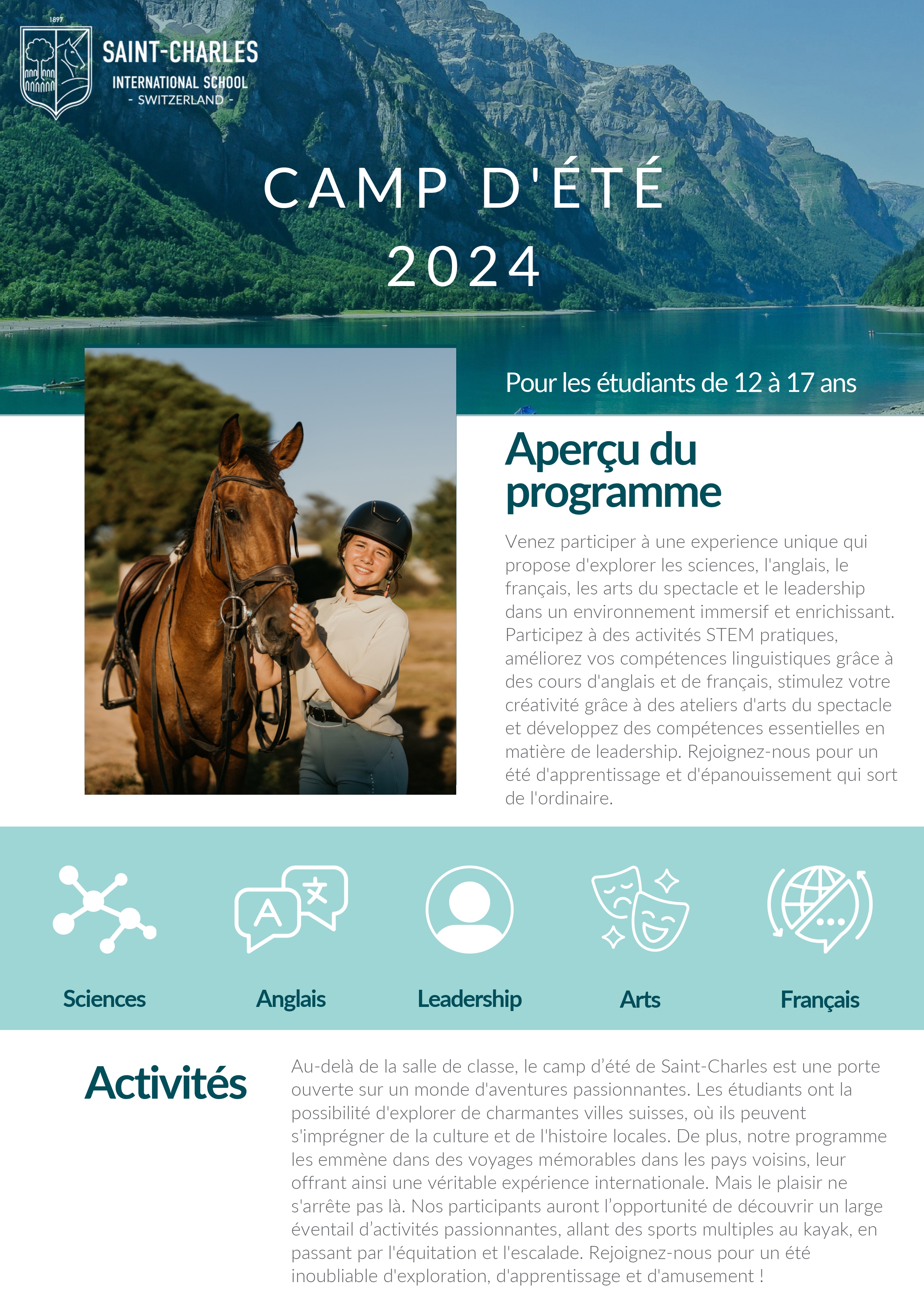 Flyers Camp d'été 2024