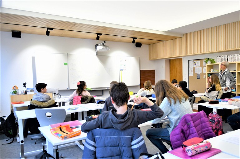 Ecole - intérieur (photo de M. Philippe Girardin)